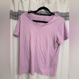 Sonoma Women's Light Purple V-Neck Tee
